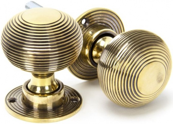 Beehive Mortice/Rim Door Knob Set